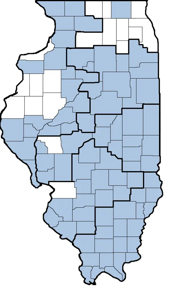 Map of OSPS Counties